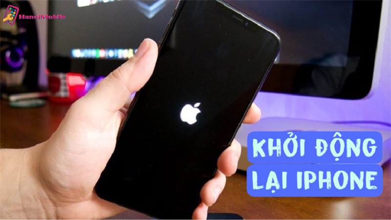 Khởi động lại iPhone xem có khắc phục được tình trạng camera sau iPhone X bị lỗi không?